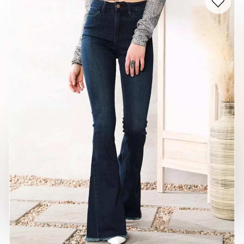 Flying Monkey Dark Indigo Flare Jeans